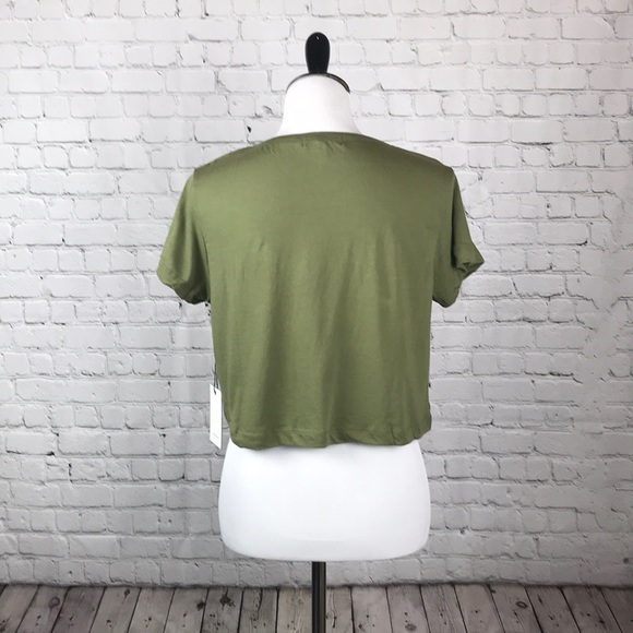 Size Small Hye Park & Lune green crop top - Picture 3 of 4